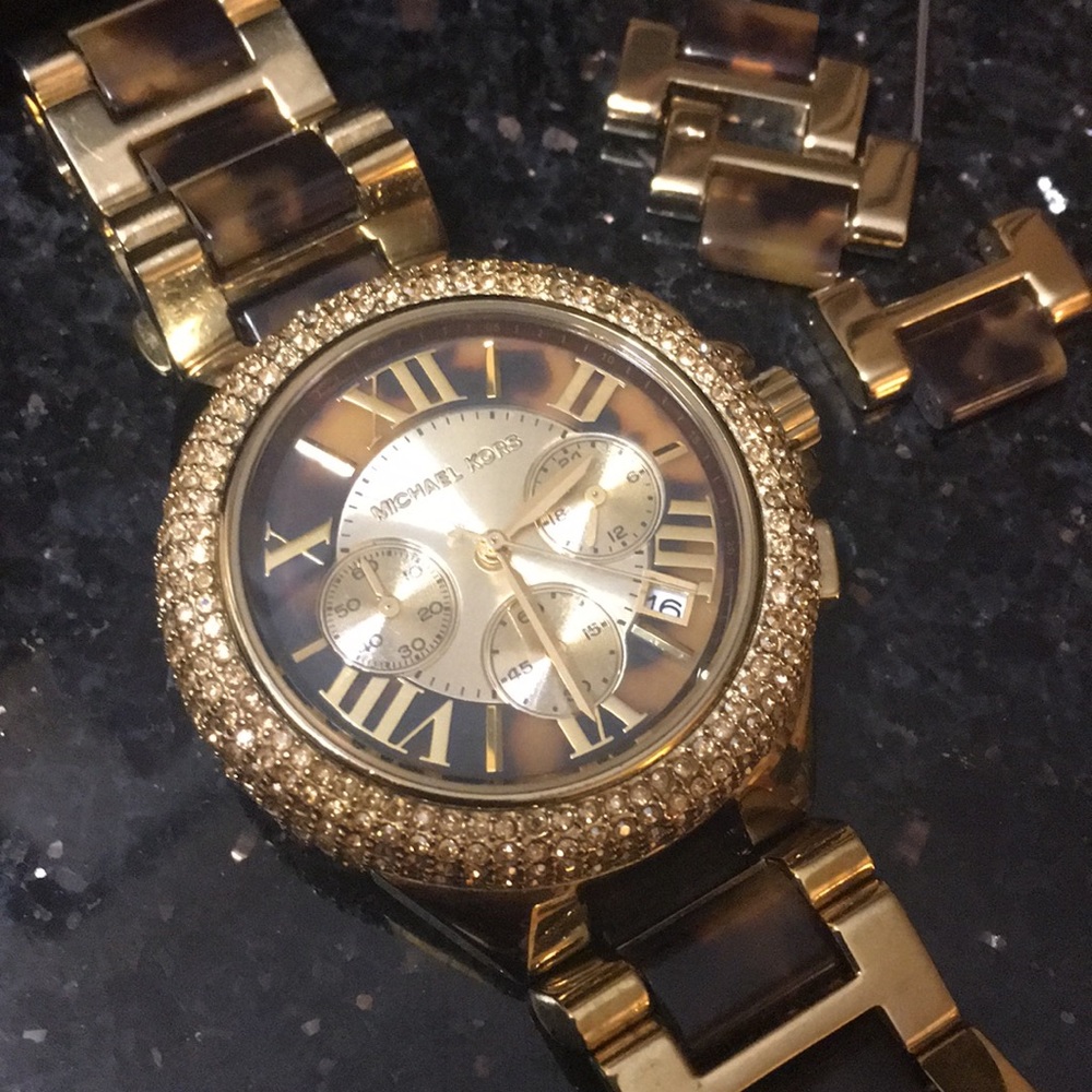 Michael Kors leopard watch